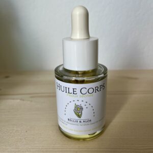 Huile corps peau sèche